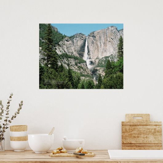 Yosemite Falls 2 Print Poster (Küche)