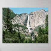 Yosemite Falls 2 Print Poster (Vorne)