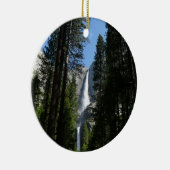 Yosemite Falls and Woods Landscape Fotografy Keramik Ornament (Rechts)