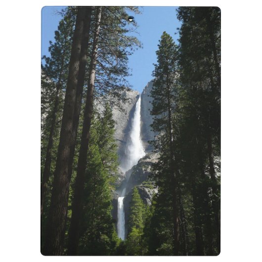 Yosemite Falls and Woods Landscape Fotografy Klemmbrett (Rückseite)