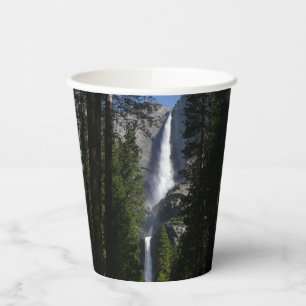 Yosemite Falls and Woods Landscape Fotografy Pappbecher