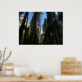 Yosemite Falls and Woods Landscape Fotografy Poster (Küche)