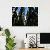 Yosemite Falls and Woods Landscape Fotografy Poster (Heimbüro)