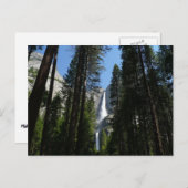 Yosemite Falls and Woods Landscape Fotografy Postkarte (Vorne/Hinten)