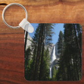 Yosemite Falls and Woods Landscape Fotografy Schlüsselanhänger (Vorderseite)