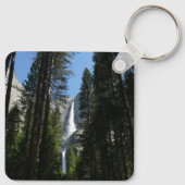 Yosemite Falls and Woods Landscape Fotografy Schlüsselanhänger (Rückseite)