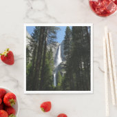 Yosemite Falls and Woods Landscape Fotografy Serviette (Beispiel)