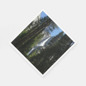 Yosemite Falls and Woods Landscape Fotografy Serviette (Ecke)