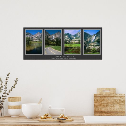 Yosemite Falls Collage Poster (Küche)