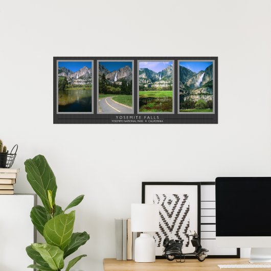 Yosemite Falls Collage Poster (Heimbüro)