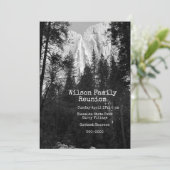 Yosemite Falls Einladung (Stehend Vorderseite)