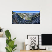 Yosemite Falls from Eagle Tower - Yosemite Poster (Heimbüro)