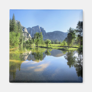 Yosemite Falls from Merced River - Yosemite Valley Magnet