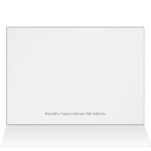 Yosemite Falls from Valley in California Card (Innenansicht Horizontal (Oben))
