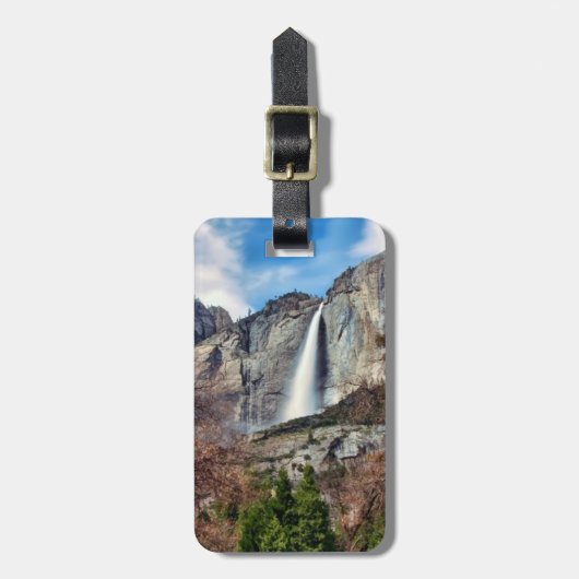 Yosemite Falls Gepäckanhänger (Vorderseite vertikal)