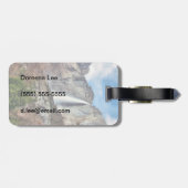 Yosemite Falls Gepäckanhänger (Rückseite horizontal)