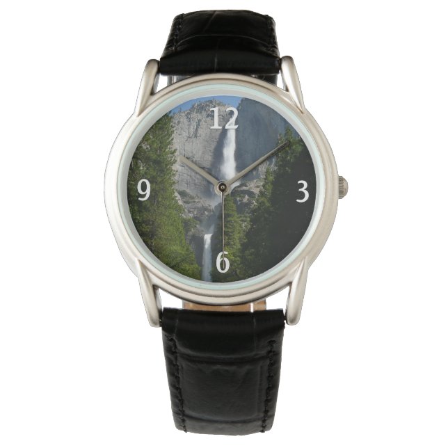 Yosemite Falls II aus dem Yosemite Nationalpark Armbanduhr (Vorderseite)