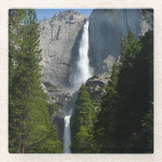 Yosemite Falls II aus dem Yosemite Nationalpark Glasuntersetzer (Vorderseite)