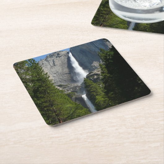 Yosemite Falls II aus dem Yosemite Nationalpark Rechteckiger Pappuntersetzer (angewinkelt)