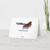 Yosemite Falls II Dankeskarte (Rückseite)