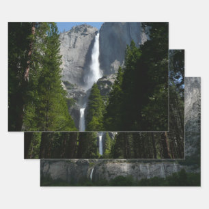 Yosemite Falls II vom Yosemite National Park Geschenkpapier Set