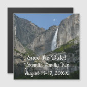Yosemite Falls III aus dem Yosemite Nationalpark Magnetkarte (Vorne/Hinten)