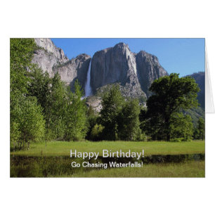 Yosemite Falls Kalifornien Geburtstag