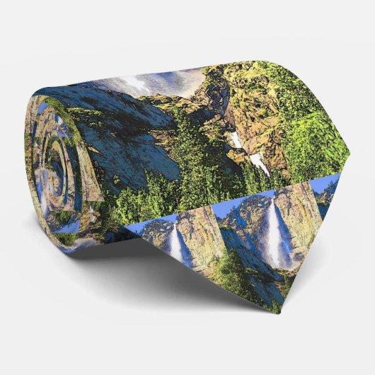 Yosemite Falls Krawatte (Gerollt)