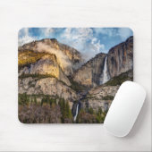 Yosemite Falls landschaftlich, Kalifornien Mousepad (Mit Mouse)