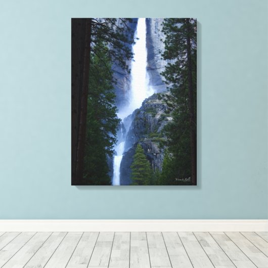 Yosemite Falls Leinwanddruck (Insitu (Holzboden))