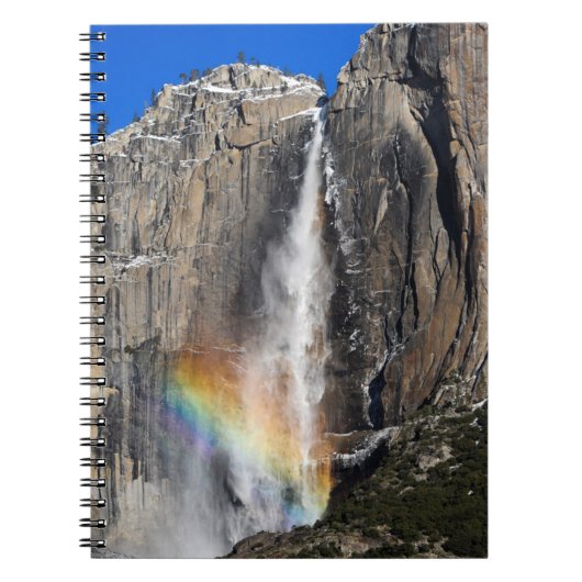 Yosemite Falls mit Rainbow Notizblock (Vorderseite)