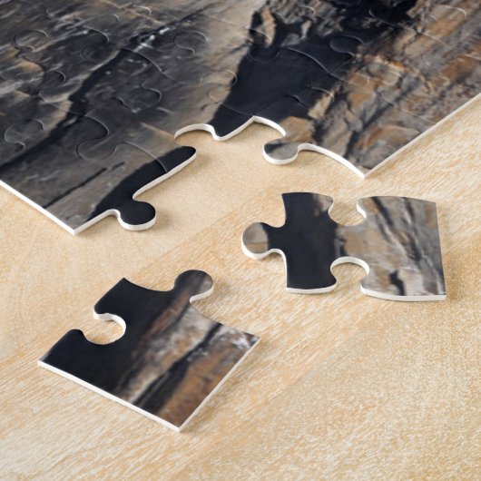 Yosemite Falls mit Regenbogen Puzzle (Seite)