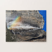 Yosemite Falls mit Regenbogen Puzzle (Horizontal)