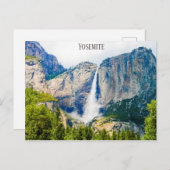 Yosemite Falls National Park Travel Foto Postkarte (Vorne/Hinten)
