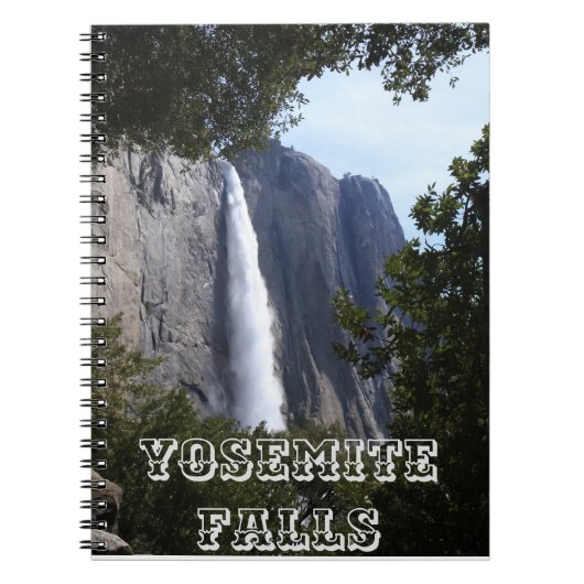 Yosemite Falls Notebook Notizblock (Vorderseite)