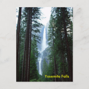 Yosemite Falls Postcard Postkarte