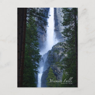 Yosemite Falls Postcard Postkarte