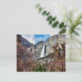 Yosemite Falls Postkarte (Stehend Vorderseite)