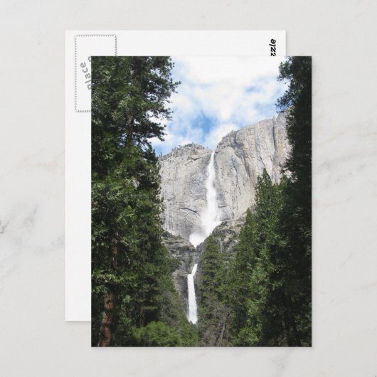 Yosemite Falls Postkarte (Vorne/Hinten)