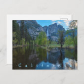 Yosemite Falls Postkarte (Vorne/Hinten)