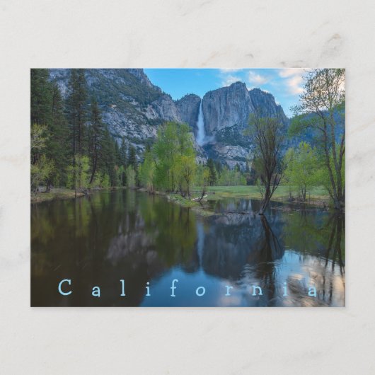 Yosemite Falls Postkarte (Vorderseite)
