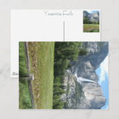 Yosemite Falls Postkarte (Vorne/Hinten)