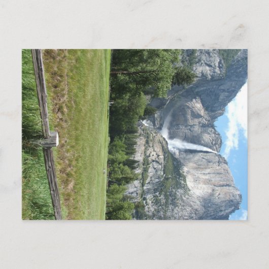 Yosemite Falls Postkarte (Vorderseite)