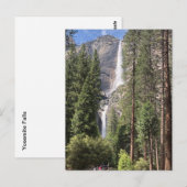 Yosemite Falls Postkarte (Vorne/Hinten)