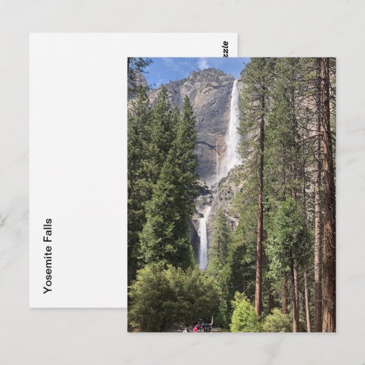 Yosemite Falls Postkarte (Vorne/Hinten)