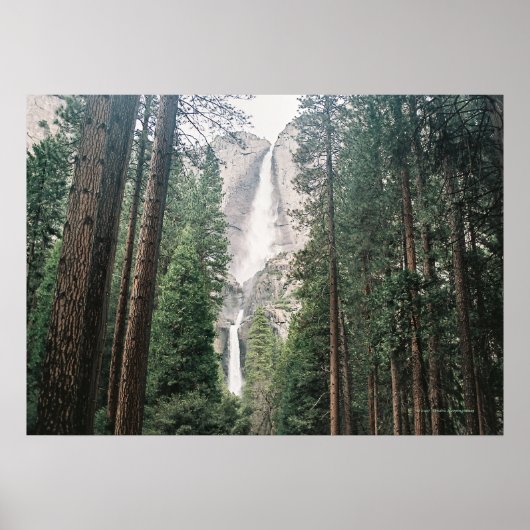 Yosemite Falls Print Poster (Vorne)