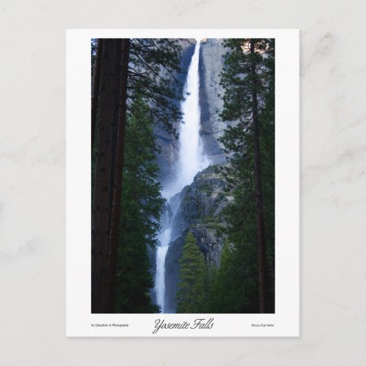 Yosemite Falls Prints Postkarte (Vorderseite)