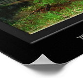 Yosemite Falls Reflection Poster (Ecke)