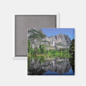 Yosemite Falls Reflektion Magnet (Vorderseite/Rückseite)