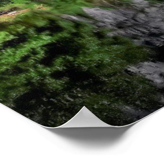 Yosemite Falls Reflektion Poster (Ecke)